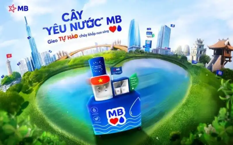 “Cây yêu nước” phủ xanh hơn 300 chi nhánh MB: Gieo tự hào chảy khắp non sông