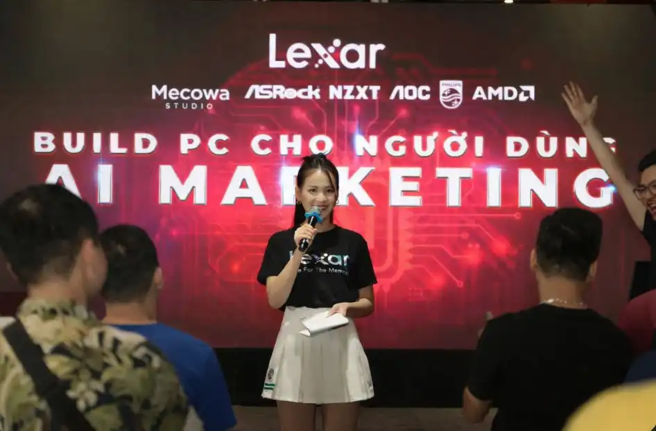 Workshop Lexar x Mecowa Studio: ‘Xây dựng cấu hình PC tối ưu cho kỷ nguyên AI Marketing’