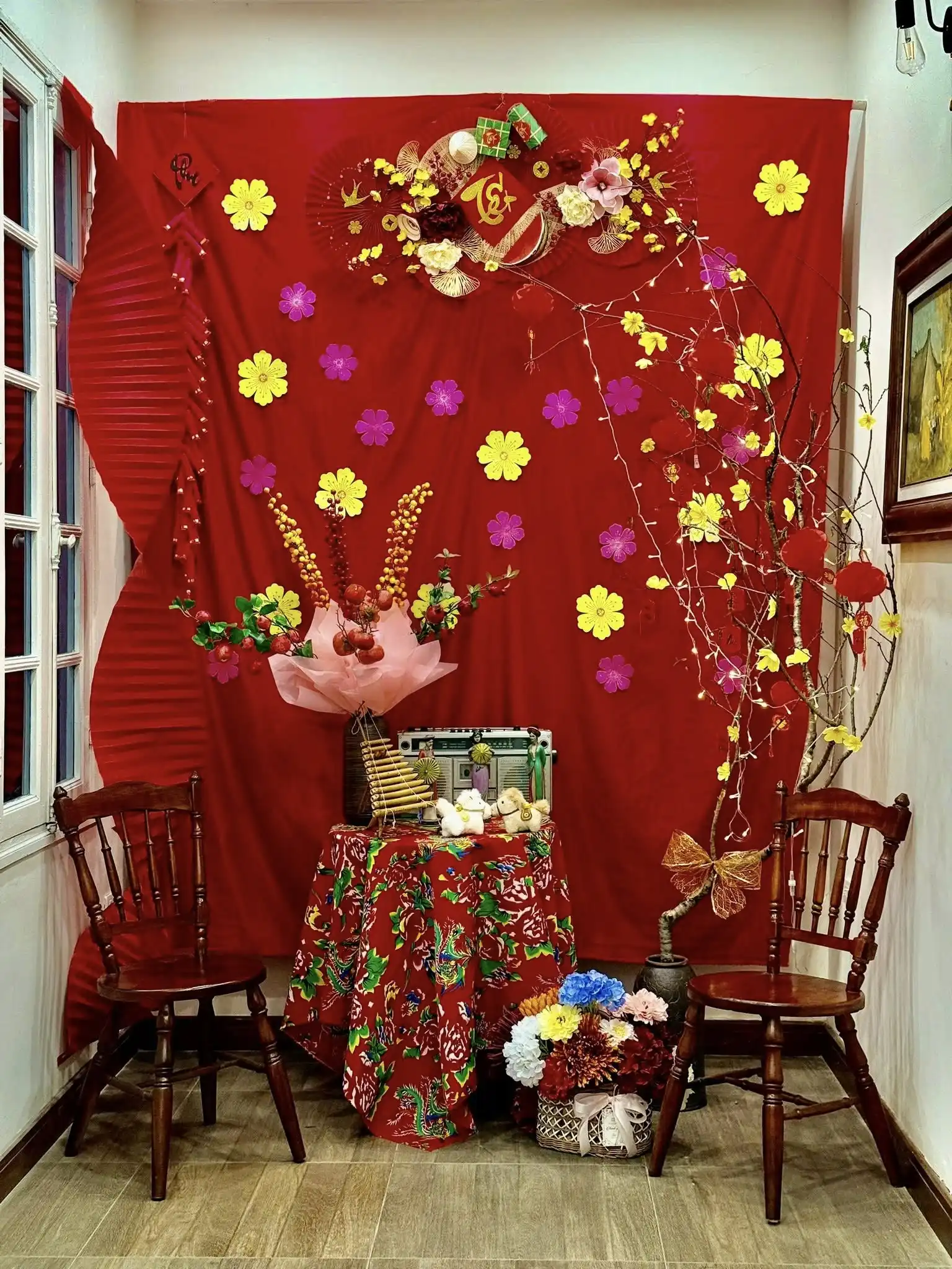 Khi Tết chạm ngõ: Không gian The Hanoian rộn ràng sắc xuân